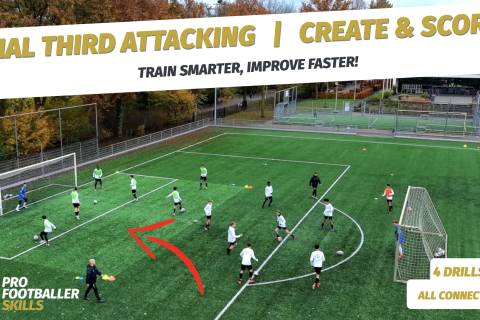 Voetbaltraining: Aanvallen en Scoren in de Laatste Fase