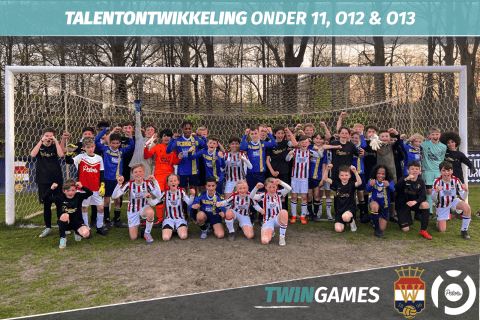 Pelota Voetbal Talentontwikkeling met TwinGames tegen Willem 2