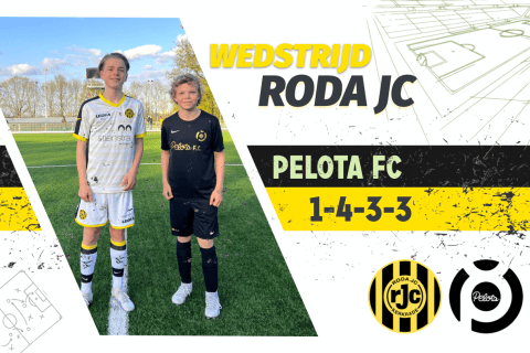 Voetbal-talentontwikkeling Pelota Academy uit tegen RODA JC