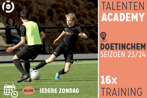 Voetbal Talenten Academie | PELOTA DOETINCHEM (12x trainen)