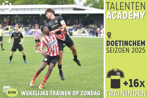Voetbal Talenten Academie | Pelota Doetinchem + Pelota Nike Tenue