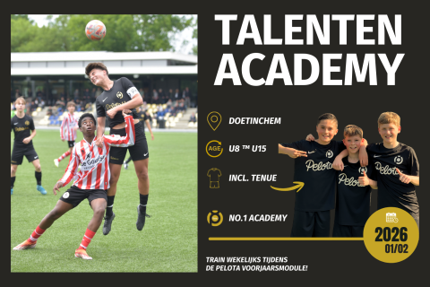 VOETBAL TALENTEN ACADEMIE | PELOTA DOETINCHEM + PELOTA NIKE TENUE 2026